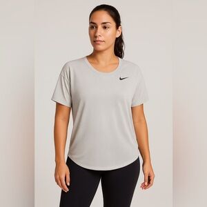 Nike Dri-FIT Running Perforated Sheer Top L Gorpcore Outdoor Hiking Yoga Boxy